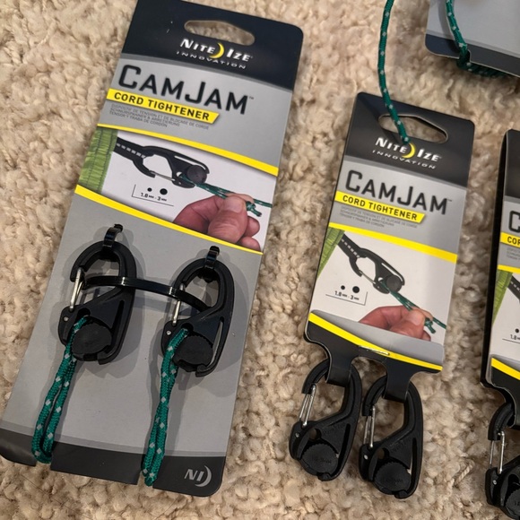 Lot of Brand New 12' Nite Ize CamJam Cord Tightener 1.8MM - 3MM Bundle - Picture 2 of 4